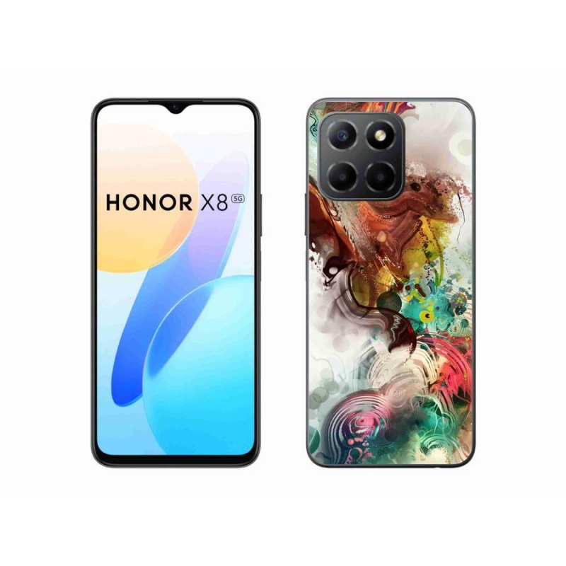 Gélový kryt mmCase na mobil Honor X8 5G/Honor 70 Lite 5G - abstrakt 1