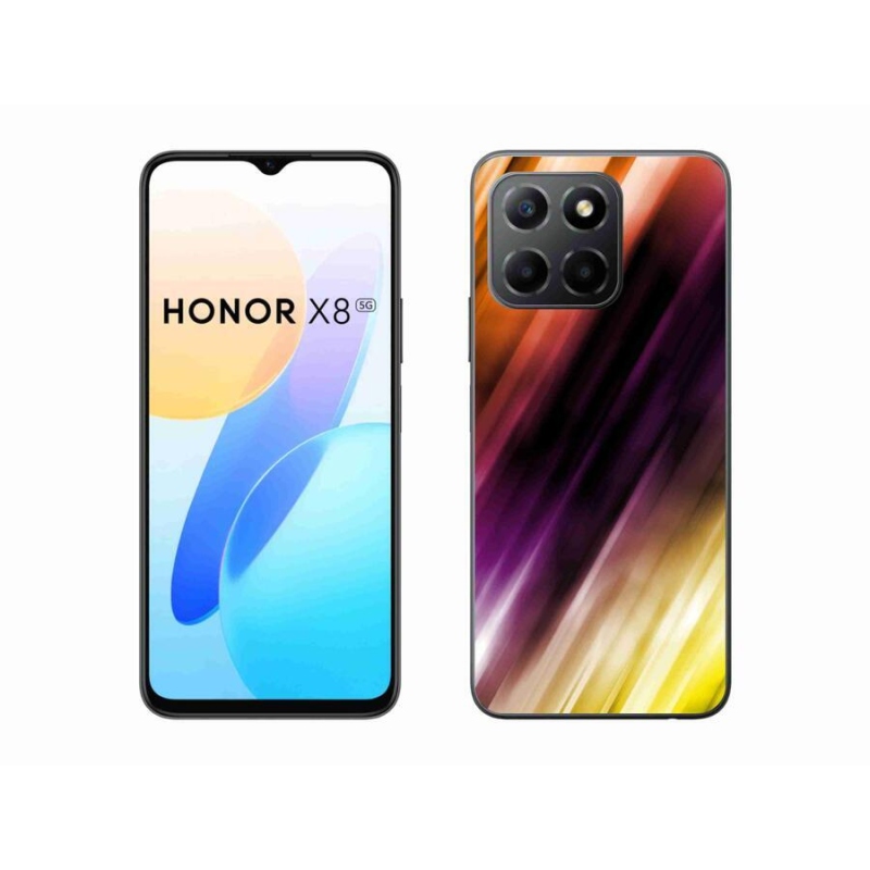 Gélový kryt mmCase na mobil Honor X8 5G/Honor 70 Lite 5G - abstraktný vzor 5