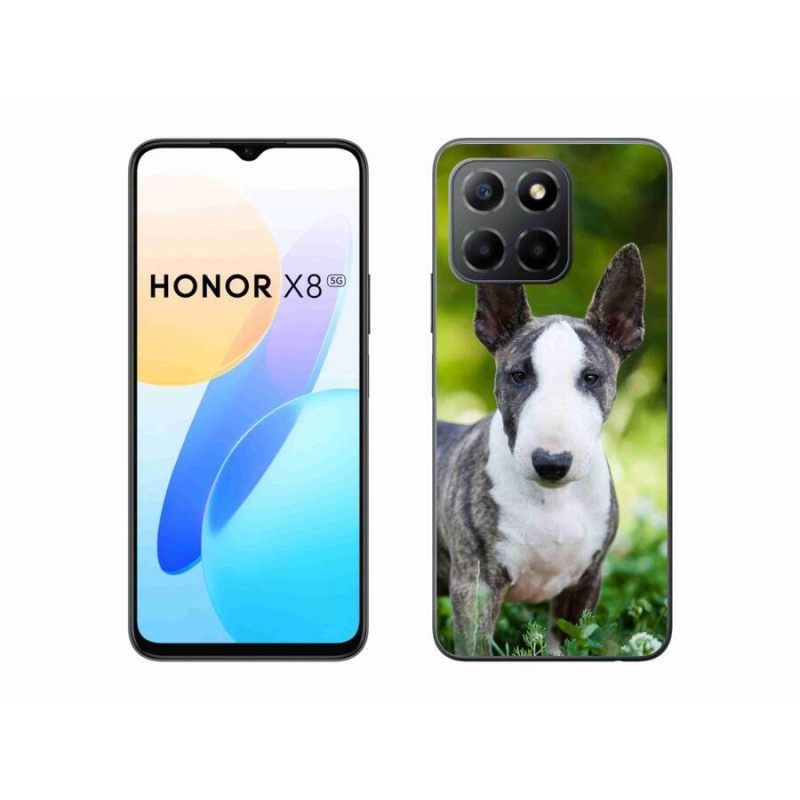 Gélový kryt mmCase na mobil Honor X8 5G/Honor 70 Lite 5G - anglický bulteriér