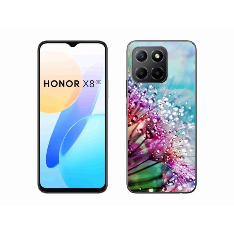 Gélový kryt mmCase na mobil Honor X8 5G/Honor 70 Lite 5G - farebné kvety