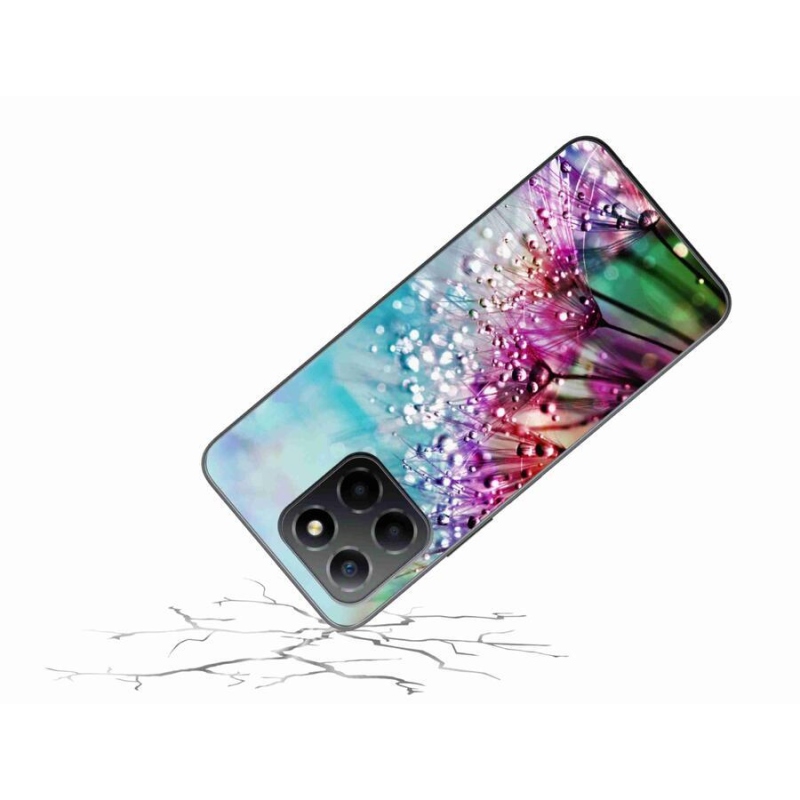 Gélový kryt mmCase na mobil Honor X8 5G/Honor 70 Lite 5G - farebné kvety