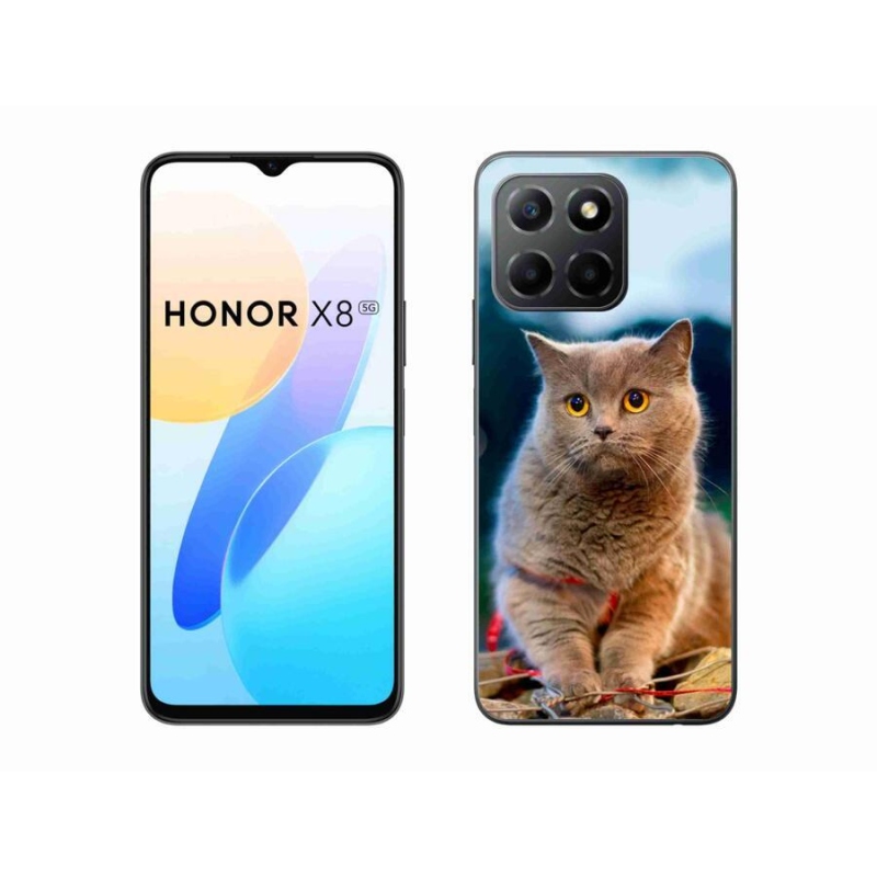 Gélový kryt mmCase na mobil Honor X8 5G/Honor 70 Lite 5G - britská modrá 2