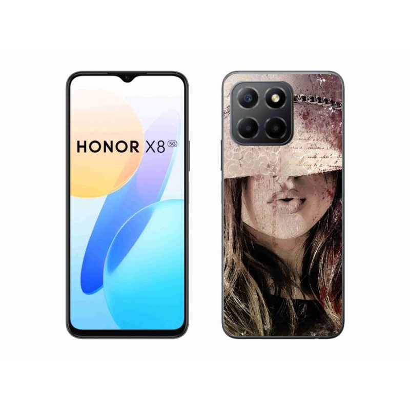 Gélový kryt mmCase na mobil Honor X8 5G/Honor 70 Lite 5G - dievča