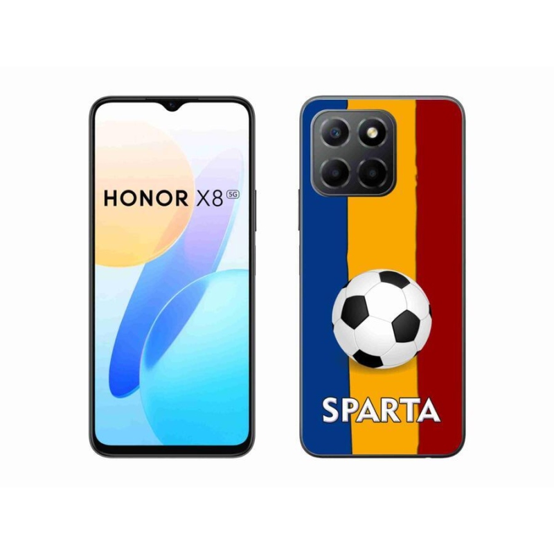 Gélový kryt mmCase na mobil Honor X8 5G/Honor 70 Lite 5G - futbal 1