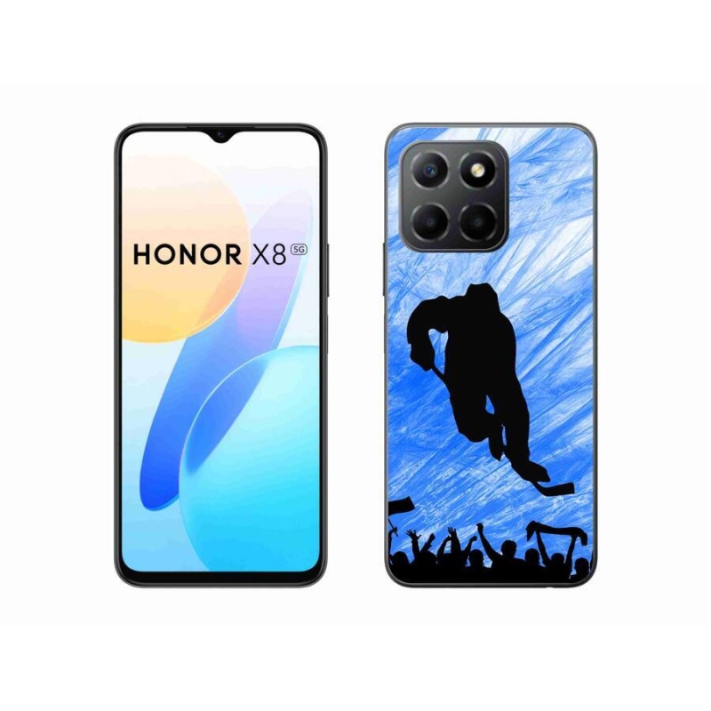 Gélový kryt mmCase na mobil Honor X8 5G/Honor 70 Lite 5G - hokejový hráč