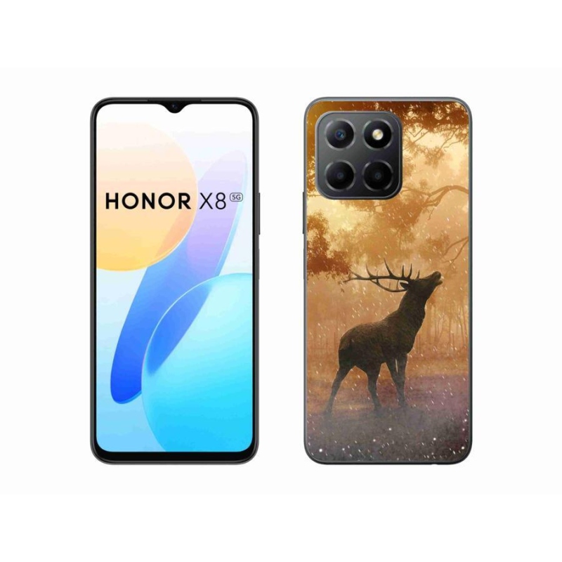 Gélový kryt mmCase na mobil Honor X8 5G/Honor 70 Lite 5G - jeleň v ruji