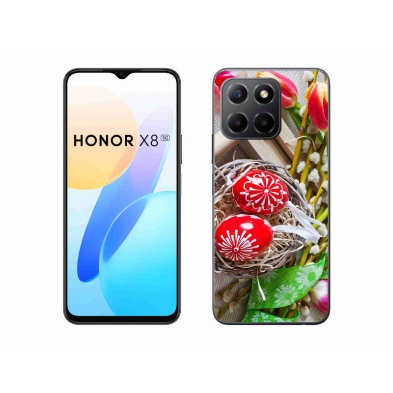 Gélový kryt mmCase na mobil Honor X8 5G/Honor 70 Lite 5G - kraslice