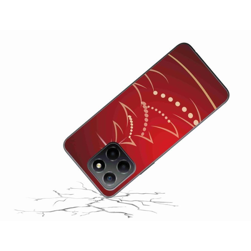Gélový kryt mmCase na mobil Honor X8 5G/Honor 70 Lite 5G - kreslený vianočný stromček