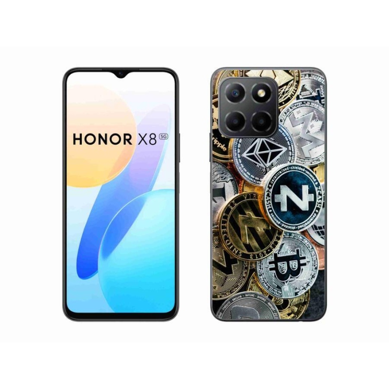 Gélový kryt mmCase na mobil Honor X8 5G/Honor 70 Lite 5G - kryptomeny