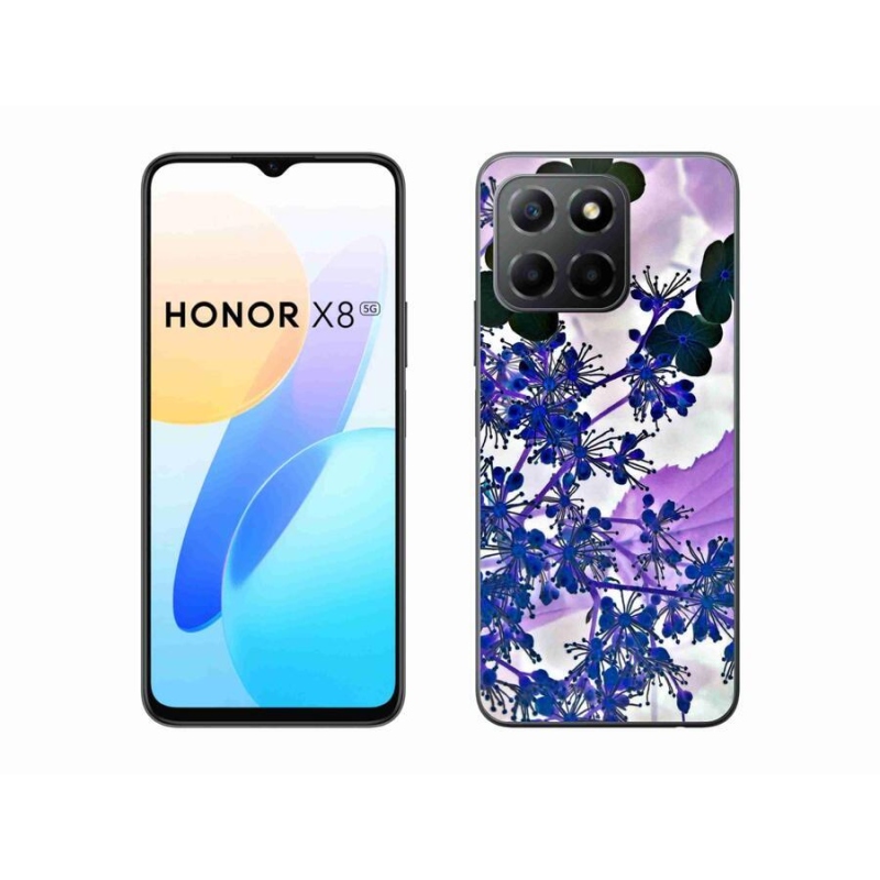 Gélový kryt mmCase na mobil Honor X8 5G/Honor 70 Lite 5G - kvet hortenzie