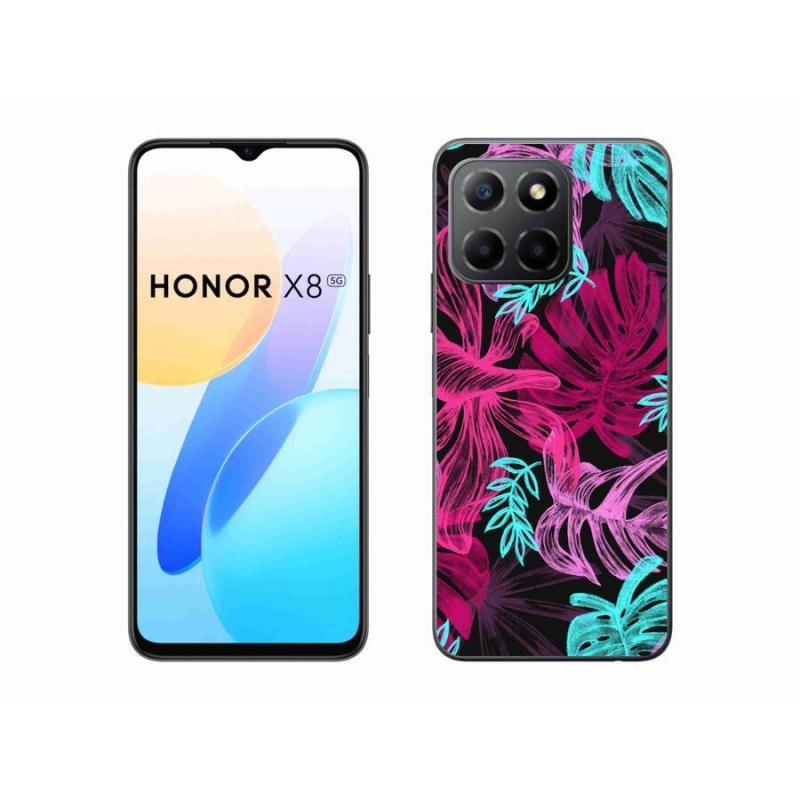 Gélový kryt mmCase na mobil Honor X8 5G/Honor 70 Lite 5G - kvety 1