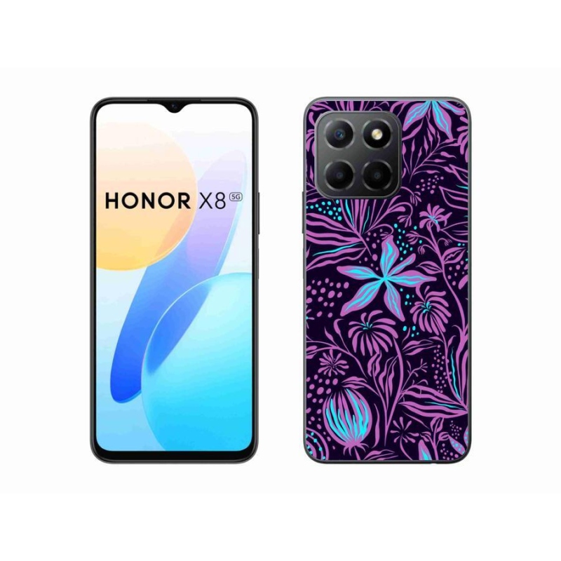 Gélový kryt mmCase na mobil Honor X8 5G/Honor 70 Lite 5G - kvety 2