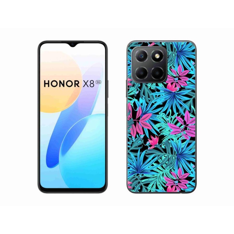 Gélový kryt mmCase na mobil Honor X8 5G/Honor 70 Lite 5G - kvety 3