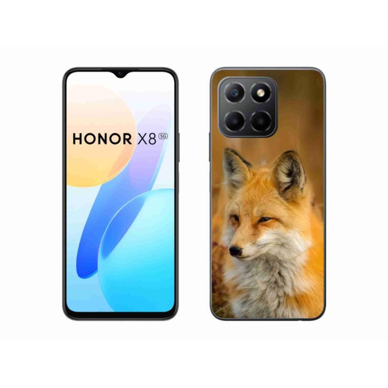Gélový kryt mmCase na mobil Honor X8 5G/Honor 70 Lite 5G - líška