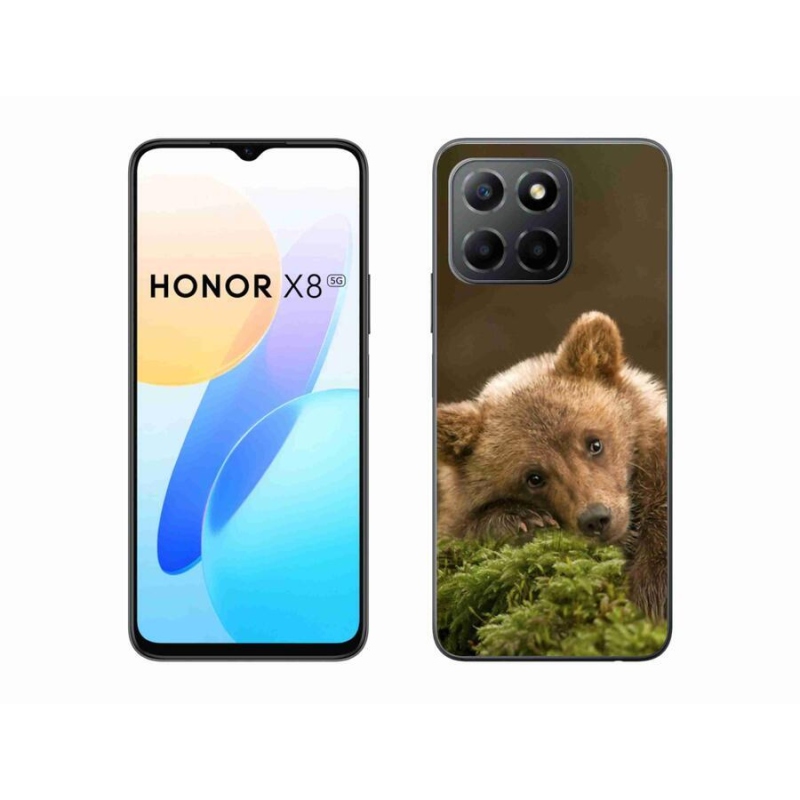 Gélový kryt mmCase na mobil Honor X8 5G/Honor 70 Lite 5G - medveď
