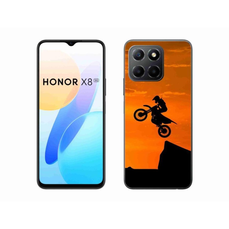Gélový kryt mmCase na mobil Honor X8 5G/Honor 70 Lite 5G - motocross