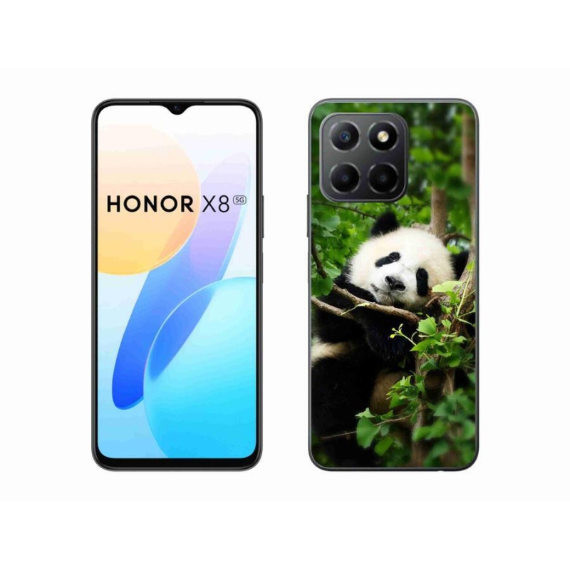 Gélový kryt mmCase na mobil Honor X8 5G/Honor 70 Lite 5G - panda