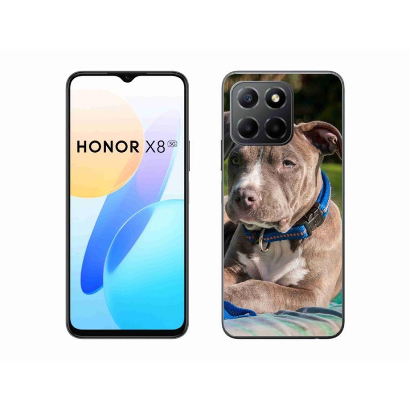 Gélový kryt mmCase na mobil Honor X8 5G/Honor 70 Lite 5G - pitbull
