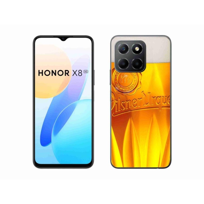 Gélový kryt mmCase na mobil Honor X8 5G/Honor 70 Lite 5G - pivo