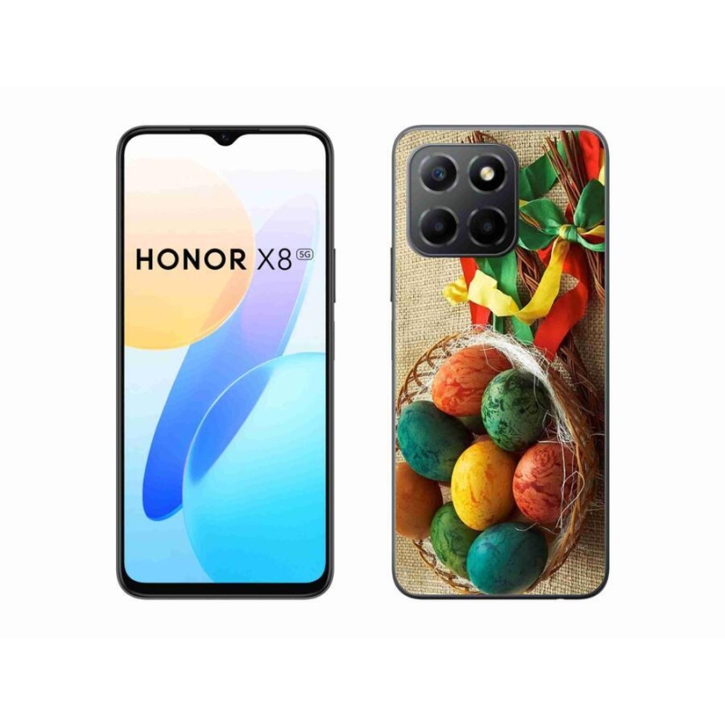 Gélový kryt mmCase na mobil Honor X8 5G/Honor 70 Lite 5G - korbáče a vajíčka