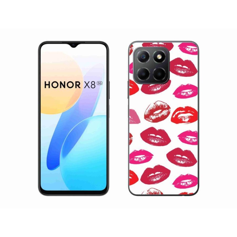 Gélový kryt mmCase na mobil Honor X8 5G/Honor 70 Lite 5G - pery
