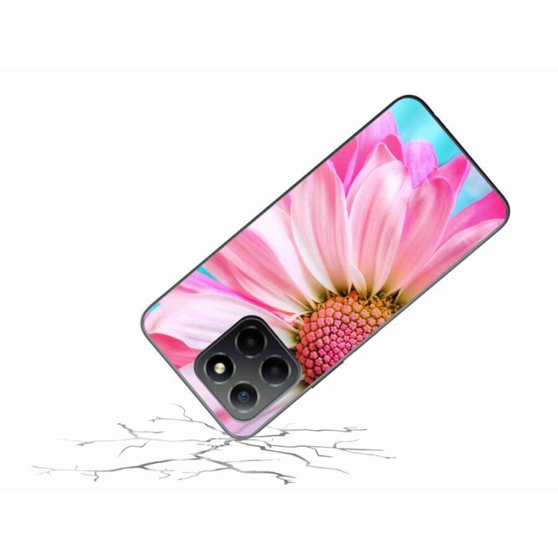 Gélový kryt mmCase na mobil Honor X8 5G/Honor 70 Lite 5G - ružová kvetina