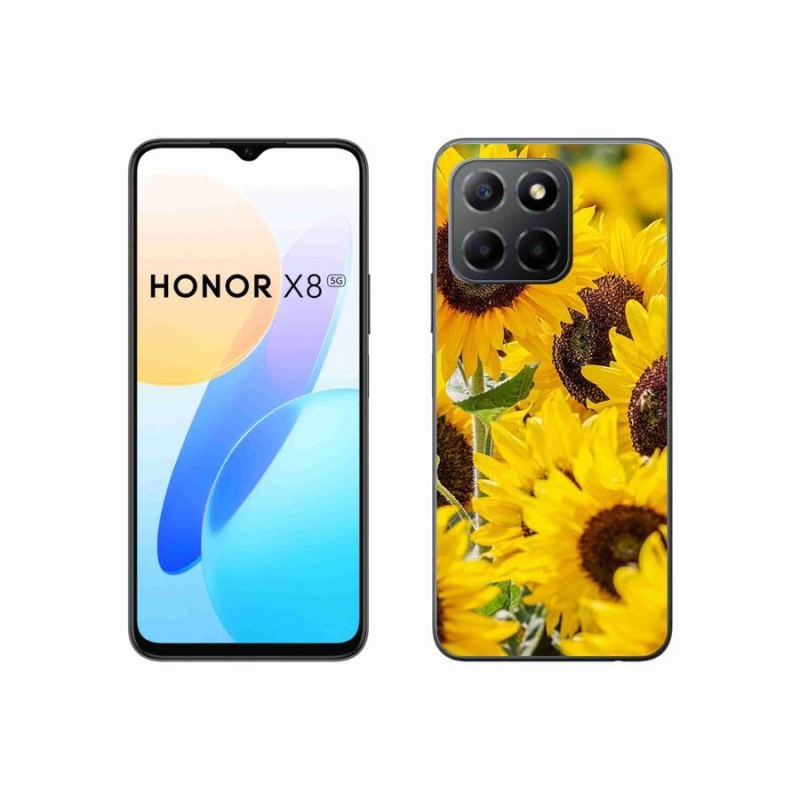 Gélový kryt mmCase na mobil Honor X8 5G/Honor 70 Lite 5G - slnečnica