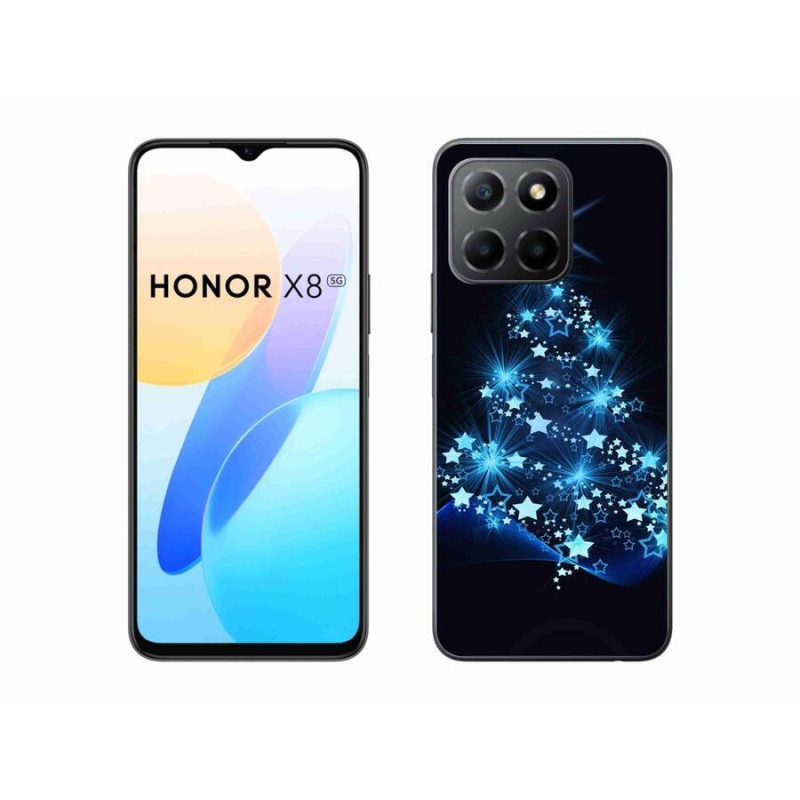 Gélový kryt mmCase na mobil Honor X8 5G/Honor 70 Lite 5G - vianočný stromček