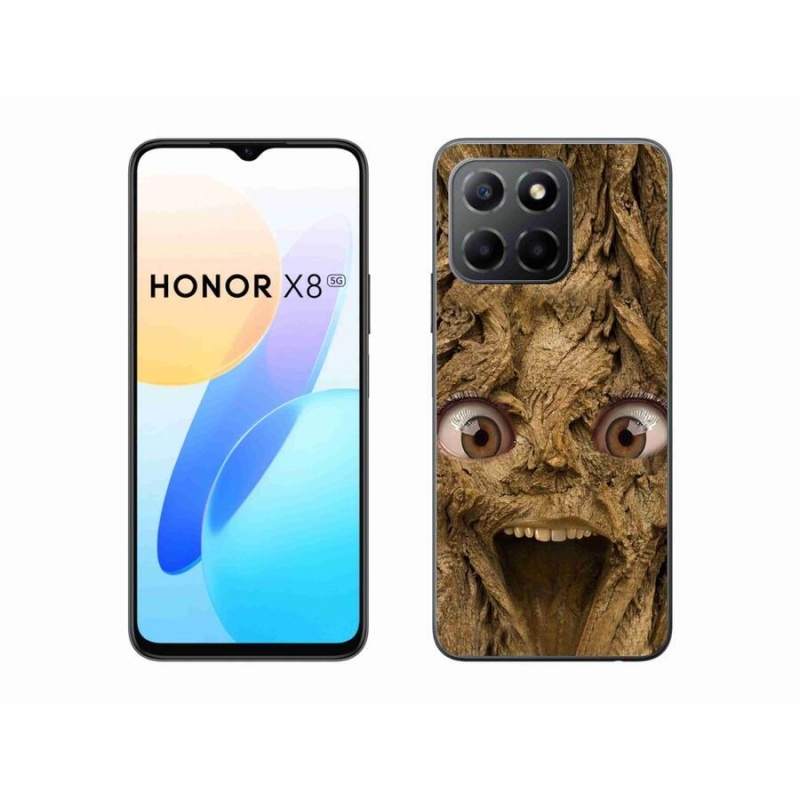 Gélový kryt mmCase na mobil Honor X8 5G/Honor 70 Lite 5G - veselý strom s očami