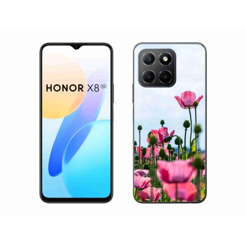 Gélový kryt mmCase na mobil Honor X8 5G/Honor 70 Lite 5G - vlčí mak