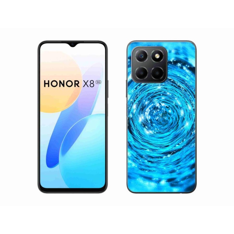Gélový kryt mmCase na mobil Honor X8 5G/Honor 70 Lite 5G - vodný vír