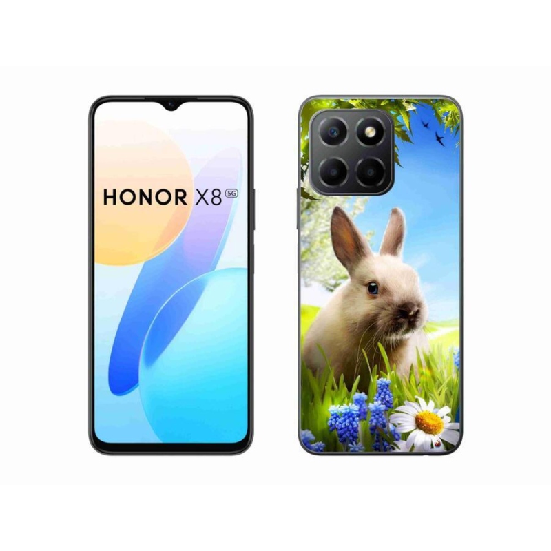 Gélový kryt mmCase na mobil Honor X8 5G/Honor 70 Lite 5G - zajačik