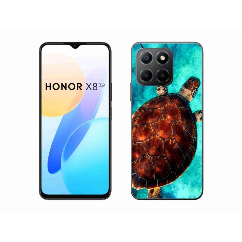 Gélový kryt mmCase na mobil Honor X8 5G/Honor 70 Lite 5G - korytnačka