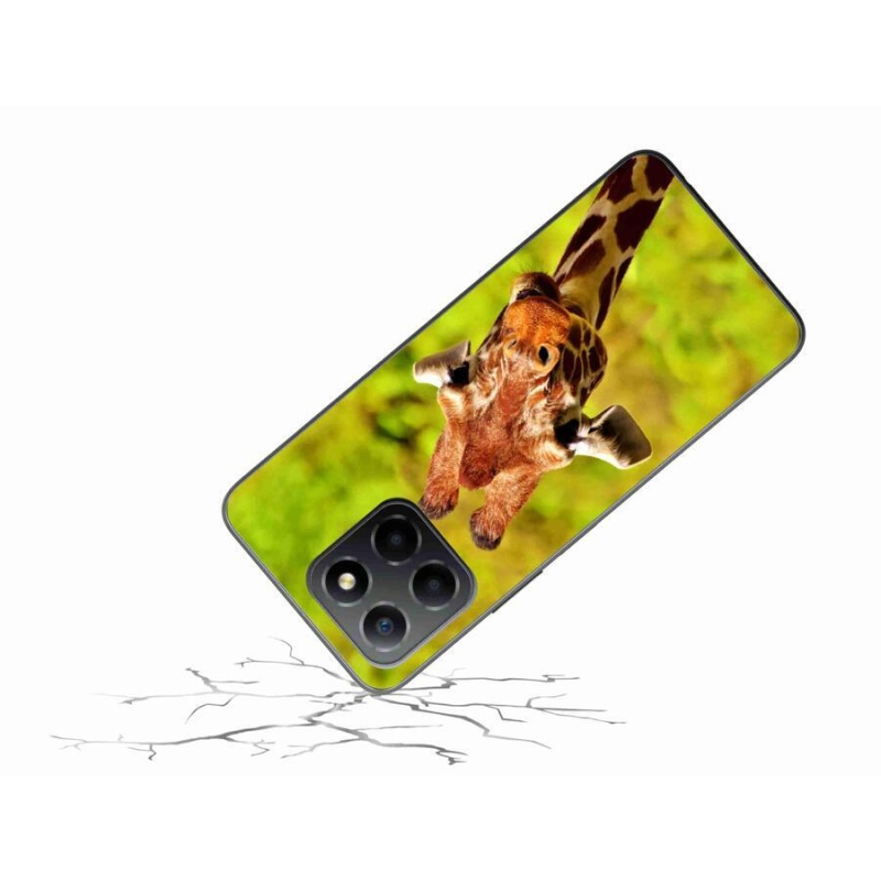 Gélový kryt mmCase na mobil Honor X8 5G/Honor 70 Lite 5G - žirafa