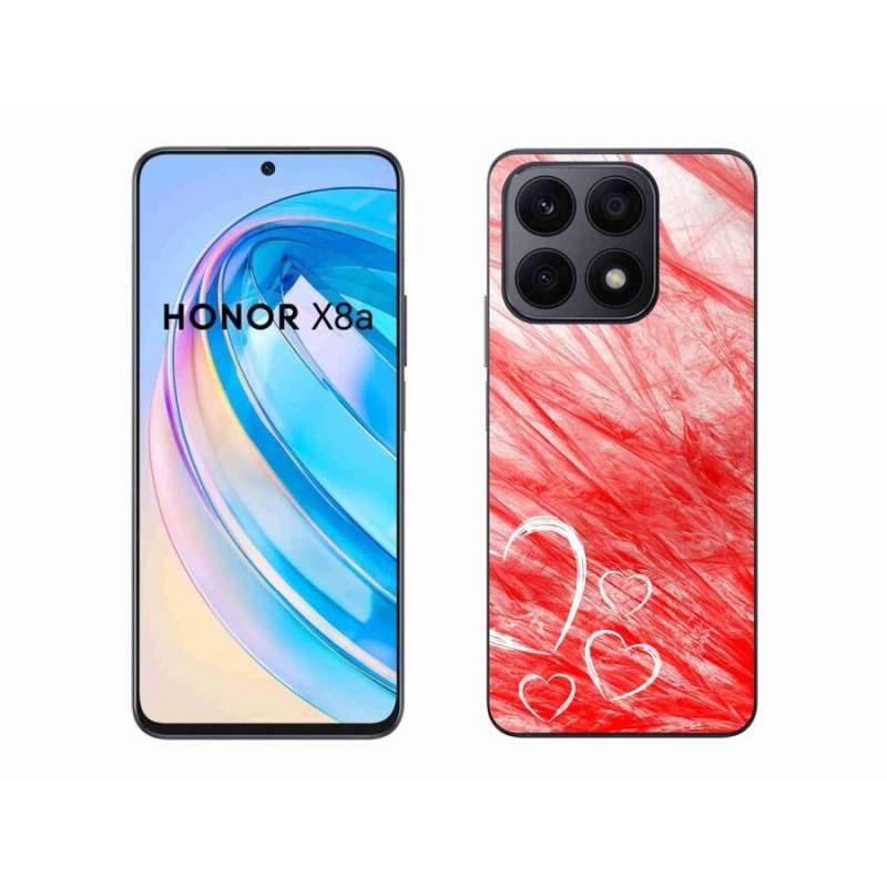 Gélový kryt mmCase na mobil Honor X8a - heart