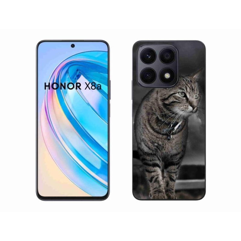 Gélový kryt mmCase na mobil Honor X8a - mačka
