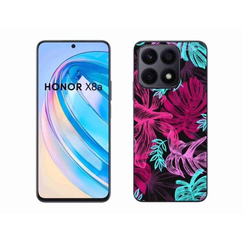 Gélový kryt mmCase na mobil Honor X8a - kvety 1