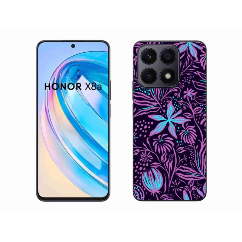 Gélový kryt mmCase na mobil Honor X8a - kvety 2