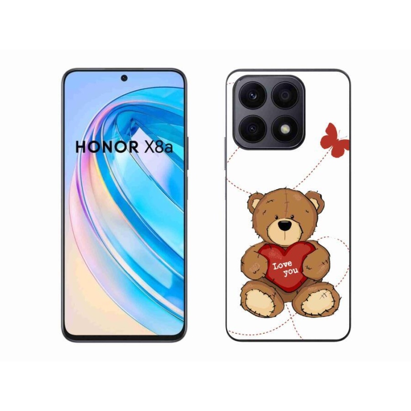 Gélový kryt mmCase na mobil Honor X8a - love you