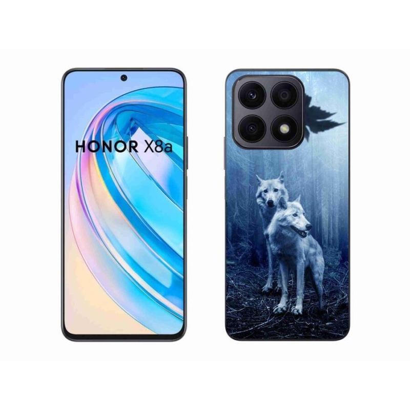 Gélový kryt mmCase na mobil Honor X8a - vlci v lese