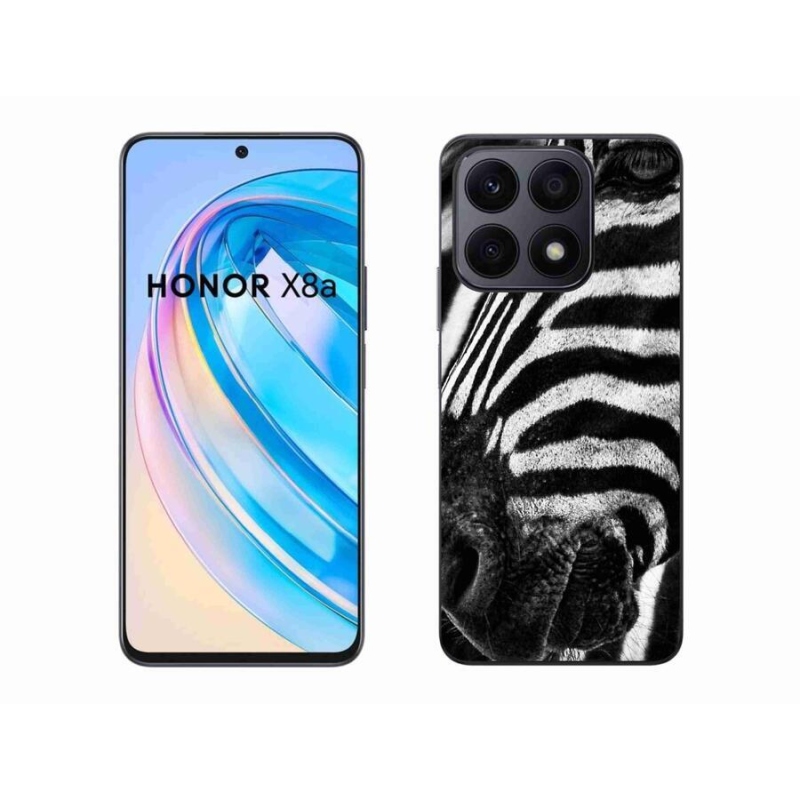 Gélový kryt mmCase na mobil Honor X8a - zebra