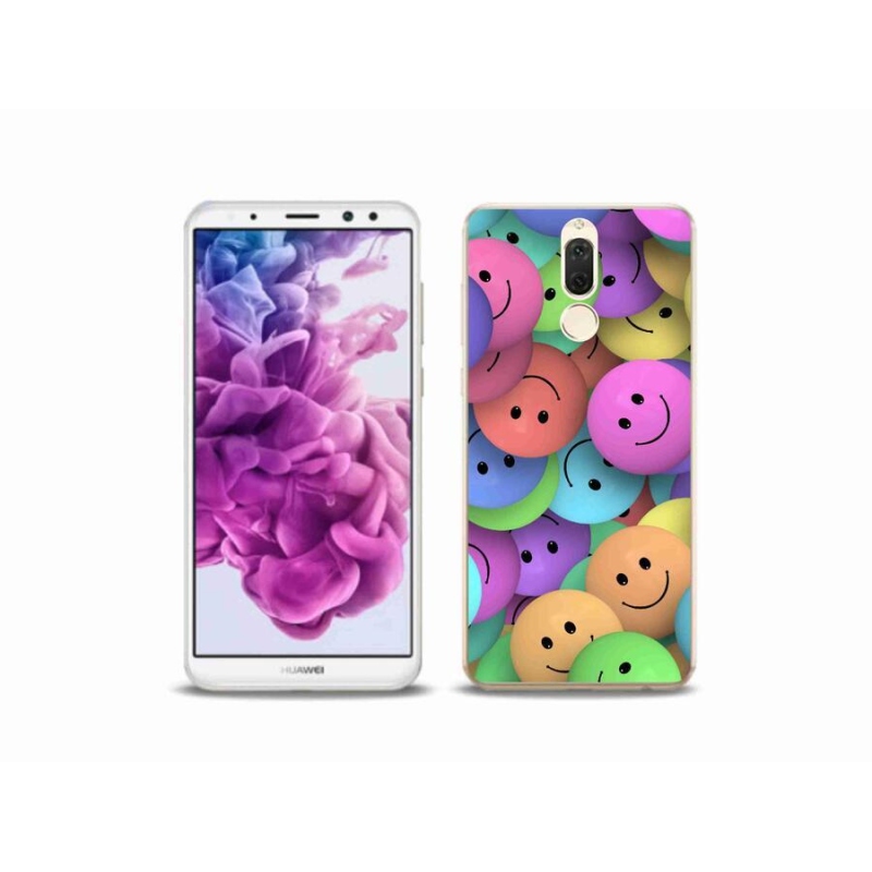 Gélový kryt mmCase na mobil Huawei Mate 10 Lite - farební smajlíci