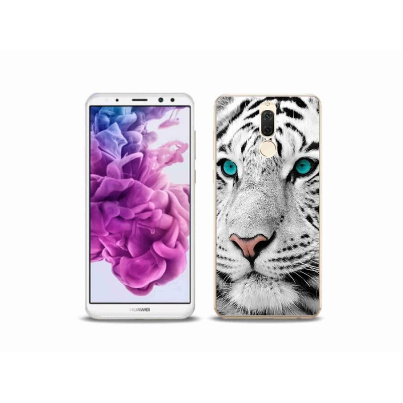 Gélový kryt mmCase na mobil Huawei Mate 10 Lite - biely tiger
