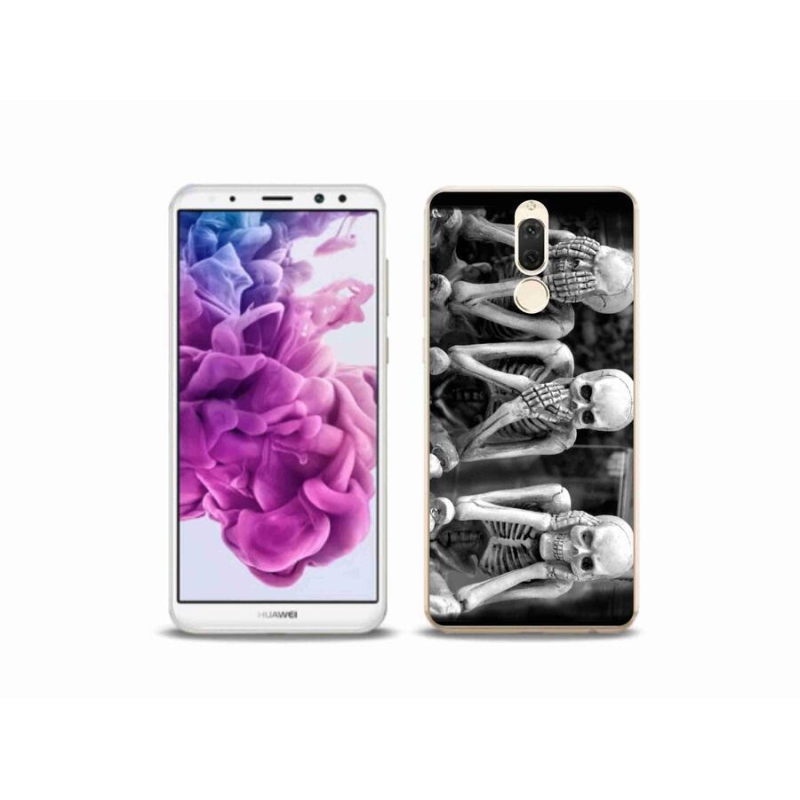 Gélový kryt mmCase na mobil Huawei Mate 10 Lite - kostlivci