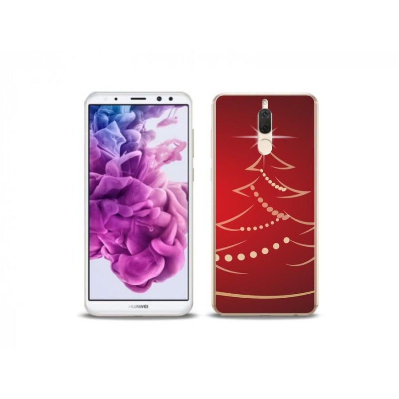 Gélový kryt mmCase na mobil Huawei Mate 10 Lite - kreslený vianočný stromček