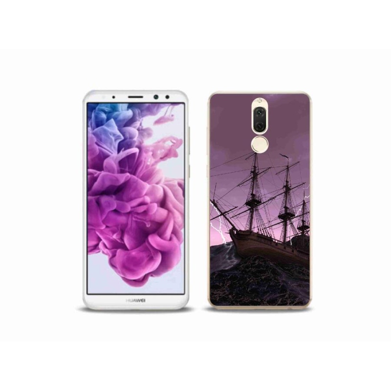 Gélový kryt mmCase na mobil Huawei Mate 10 Lite - loď v búrke