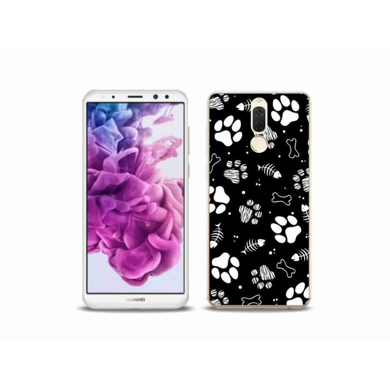 Gélový kryt mmCase na mobil Huawei Mate 10 Lite - psie labky