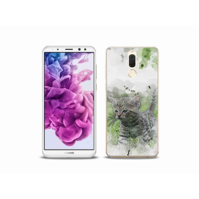 Gélový kryt mmCase na mobil Huawei Mate 10 Lite - roztomilé mačiatko 1