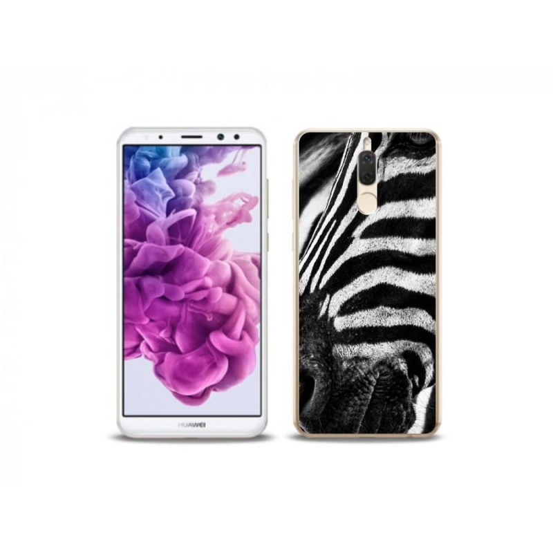 Gélový kryt mmCase na mobil Huawei Mate 10 Lite - zebra