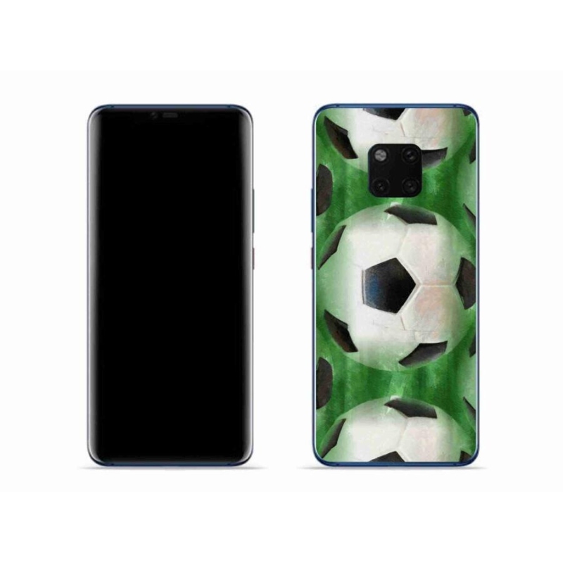 Gélový kryt mmCase na mobil Huawei Mate 20 Pro - futbalová lopta